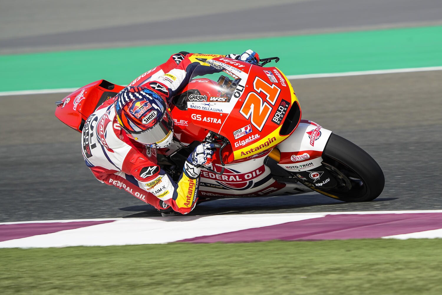 Risultati Moto2 Doha, FP1:  Di Giannantonio 1° davanti a Bezzecchi