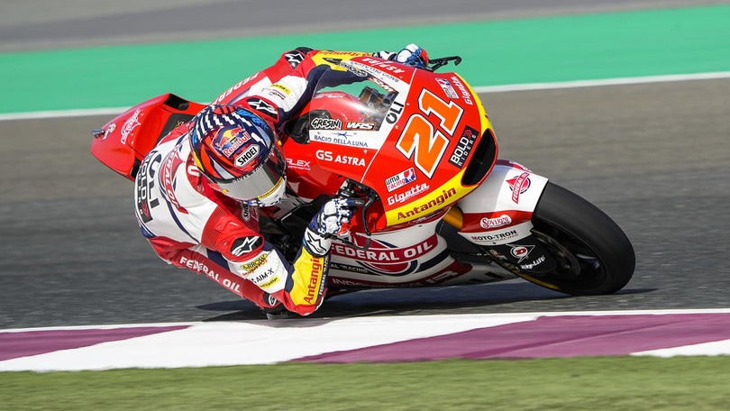 Risultati Moto2 Doha, FP1:  Di Giannantonio 1° davanti a Bezzecchi