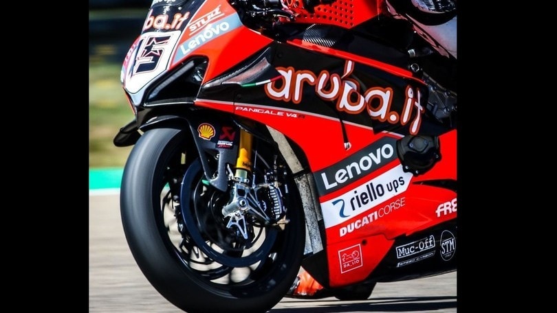 WorldSBK Test: the Aruba Ducati team also considers the Flag to Flag