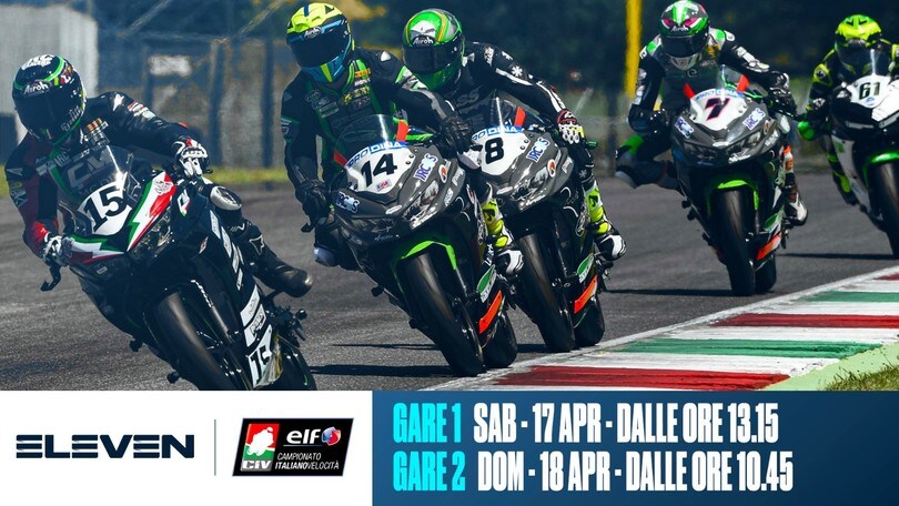 Elf CIV su Eleven Sports. Si inizia dal Mugello