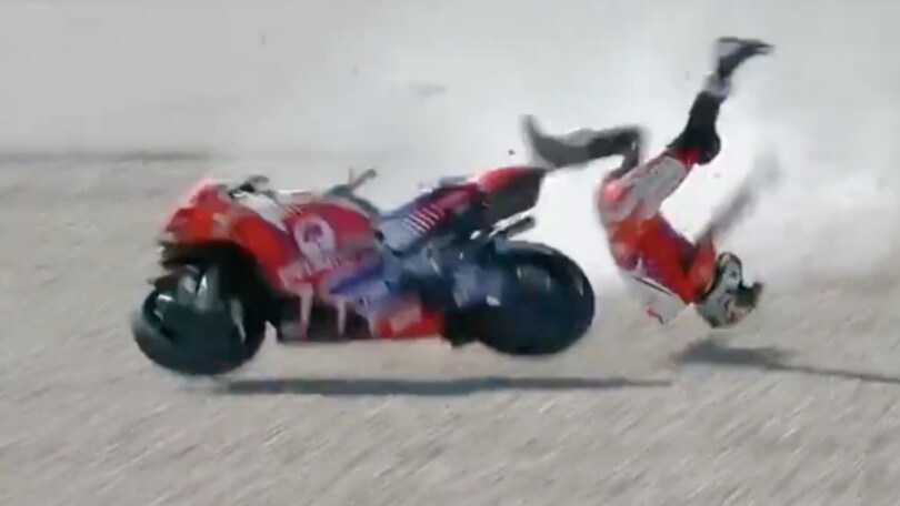 MotoGP Portogallo: Jorge Martin trasportato in ospedale dopo la caduta