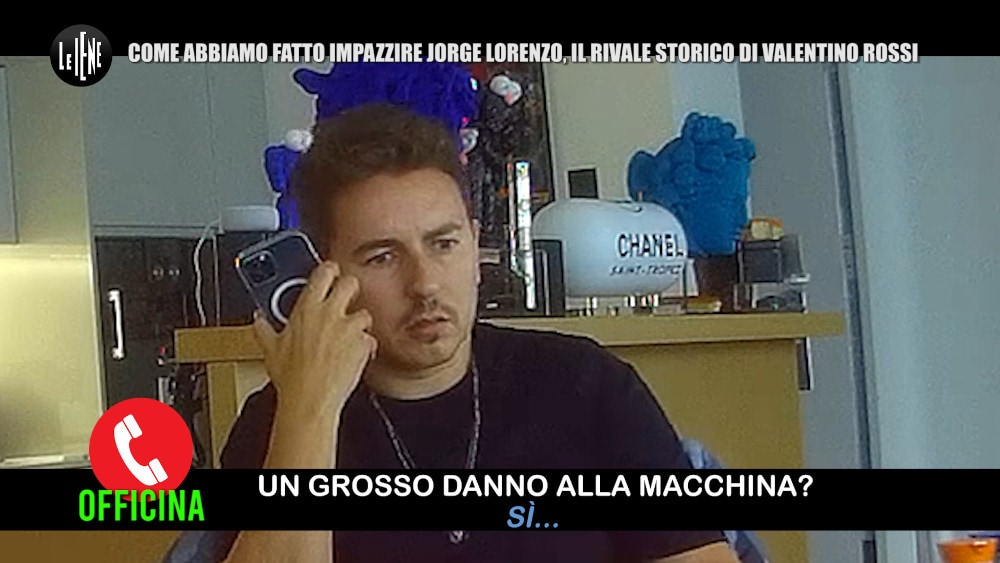 Jorge Lorenzo vittima di uno scherzo delle Iene FOTO
