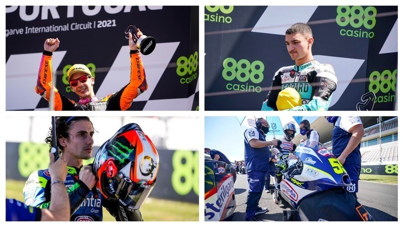 Moto3: the "old" Italians against baby Acosta
