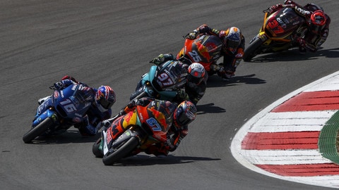 Moto2 GP Spagna: i primi tre per la fuga, Bezzecchi a caccia del podio