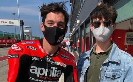 Trofeo Aprilia 660, Marco Carusi ed il "modello" Aleix Espargaro