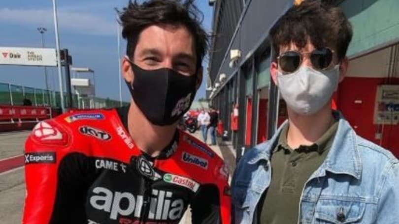 Trofeo Aprilia 660, Marco Carusi ed il "modello" Aleix Espargaro