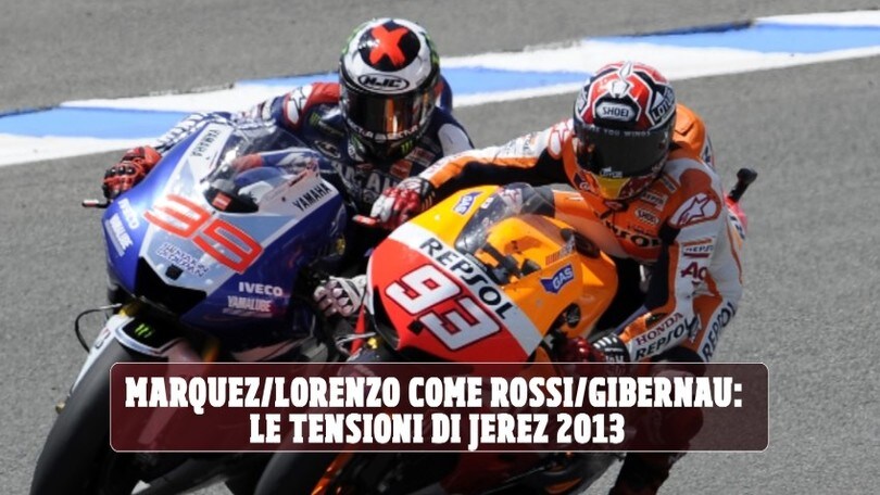 MotoGP, Jerez 2013: Lorenzo e la tensione con Marquez dopo la spallata