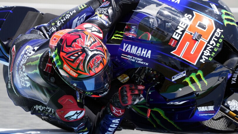 MotoGP Spagna, Quartararo: “Fatico con le gomme usate”