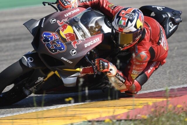 MotoGP: Jack Miller gira ad Aragon con la Ducati Panigale V4-S
