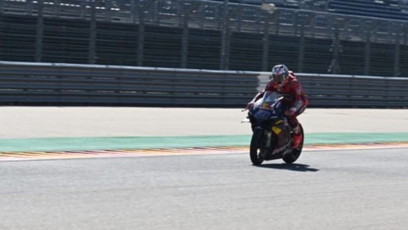 MotoGP: Jack Miller on track at Aragon with the Ducati Panigale V4-S