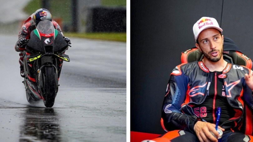 MotoGP: Dovizioso in pista con Aprilia al Mugello