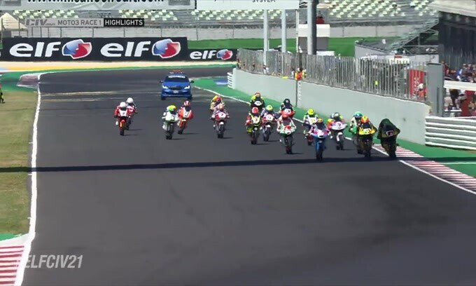 CIV Misano 2021: gli highlights di Gara 1 Moto3
