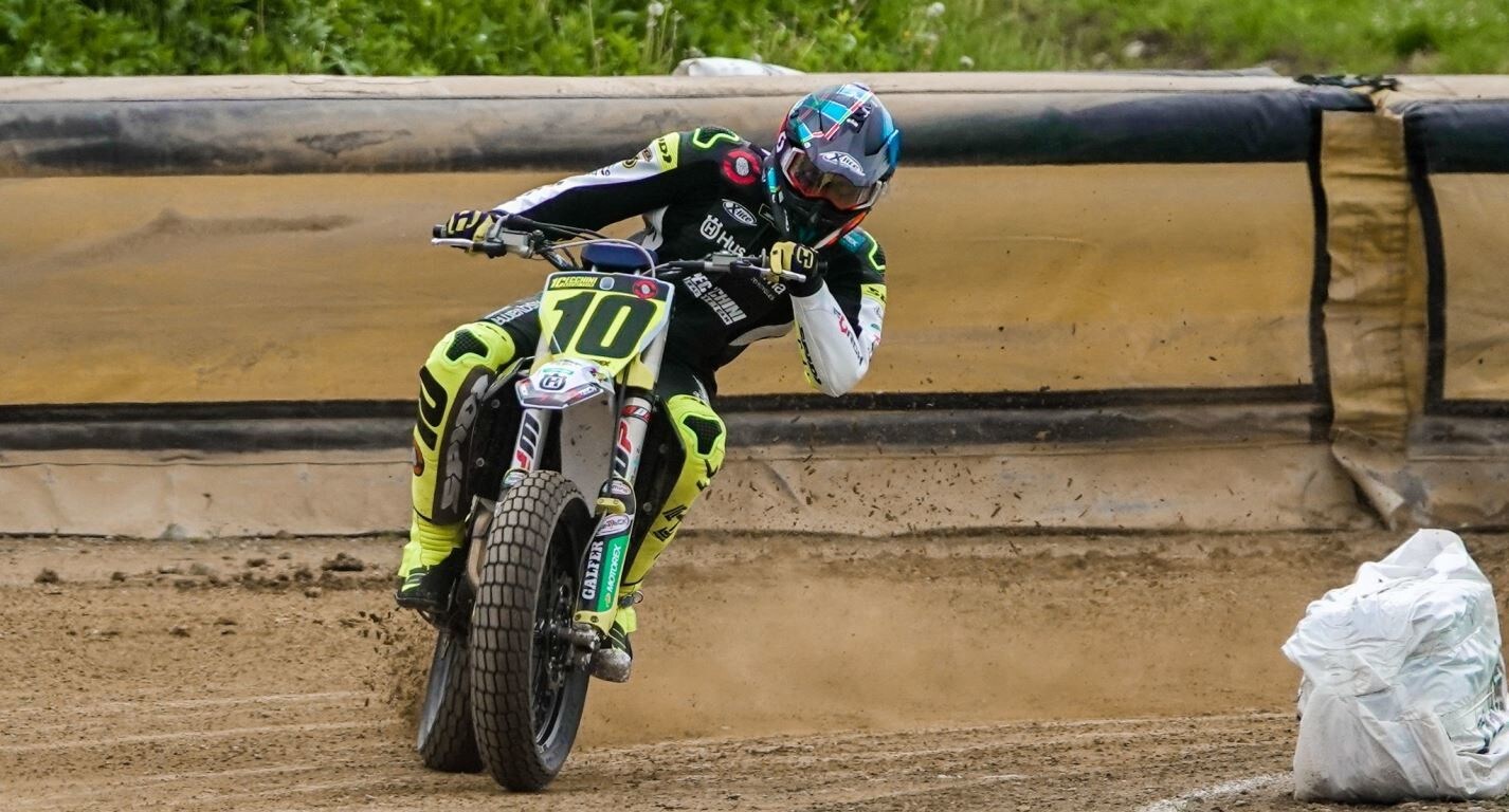 Flat Track, Cecchini alza la voce a Boves: vince Gara 3 e sale in vetta