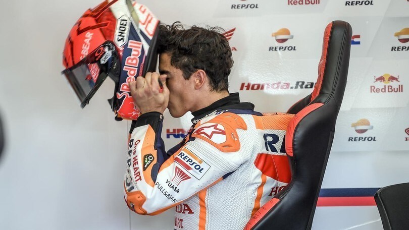 MotoGP Italy, Marc Marquez anxious: “I know my physical limitations”