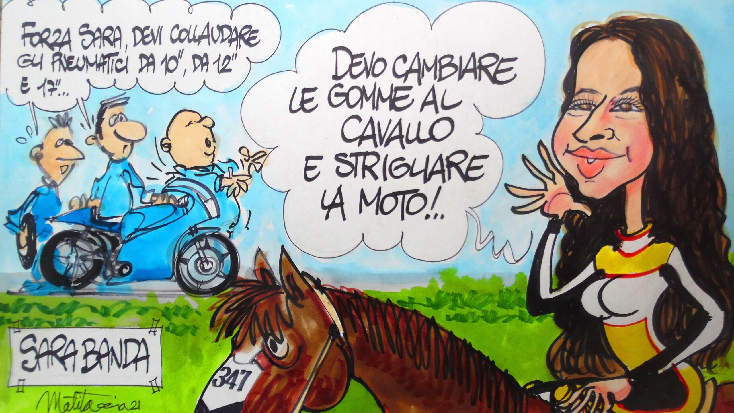 Io guido da sola: Sara Cabrini e l'amore per le due ruote