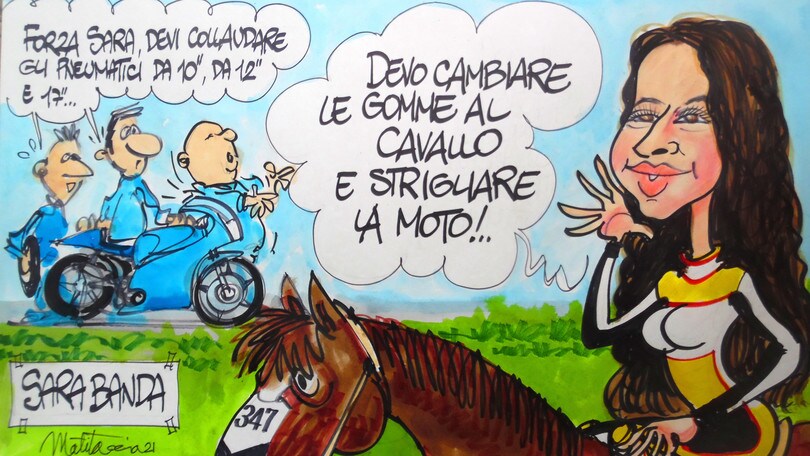 Io guido da sola: Sara Cabrini e l'amore per le due ruote