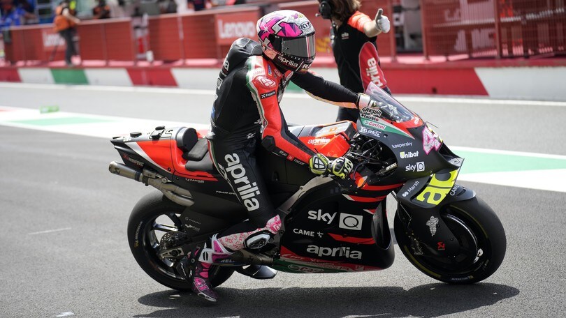MotoGP Italia, Aleix Espargaro: “Orgoglioso di aver portato in alto l'Aprilia”