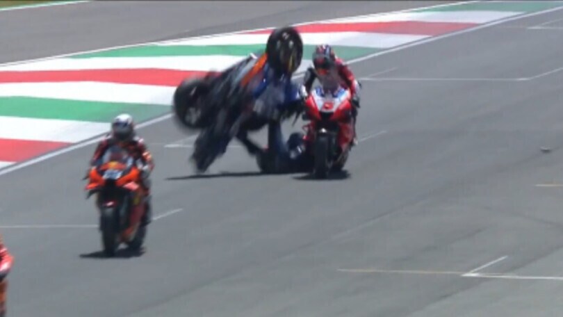 MotoGP Italy, Bastianini on the accident: “Zarco stopped in front of me”
