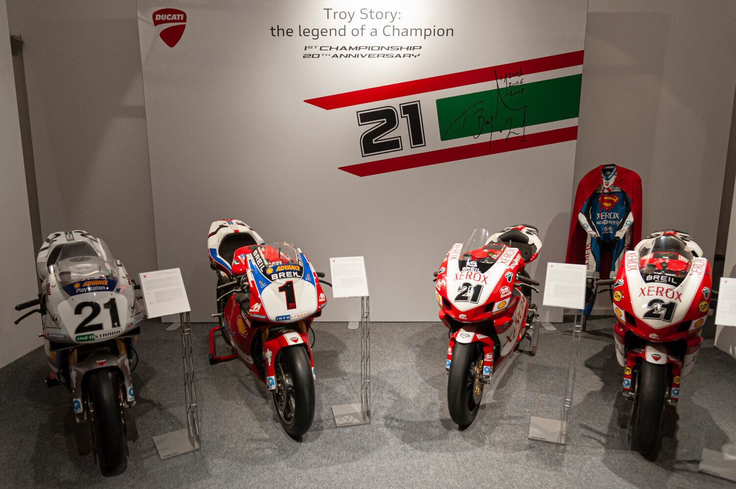 SBK: una mostra dedicata a Troy Bayliss al Museo Ducati