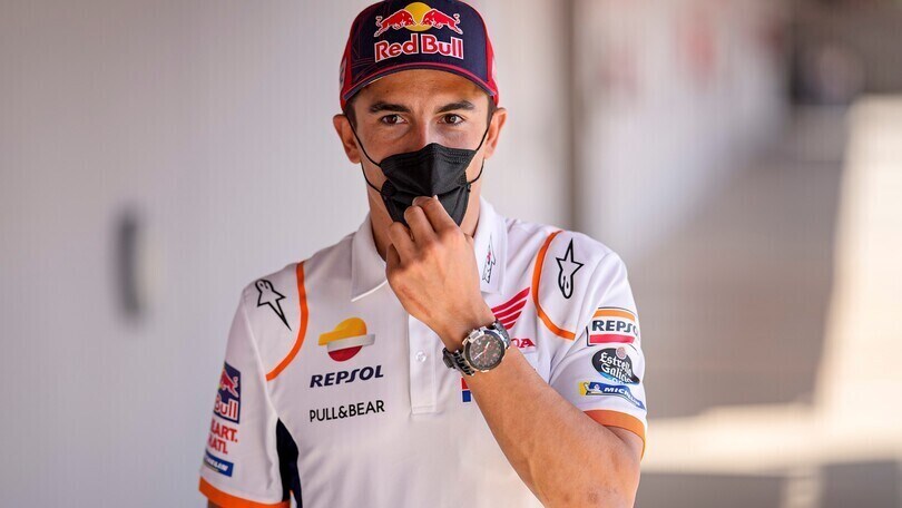 MotoGP, shoulder problems for Marquez: “There’s a dense fluid that’s bothersome”