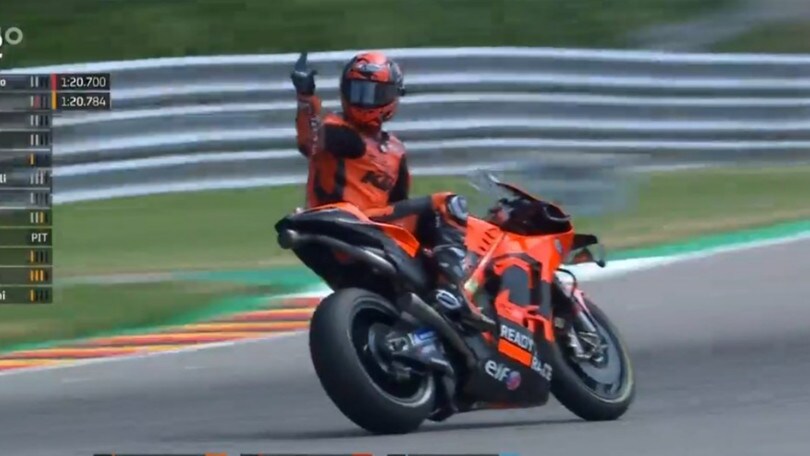 MotoGP, Petrucci: “Bastianini stava dormendo in mezzo alla pista”