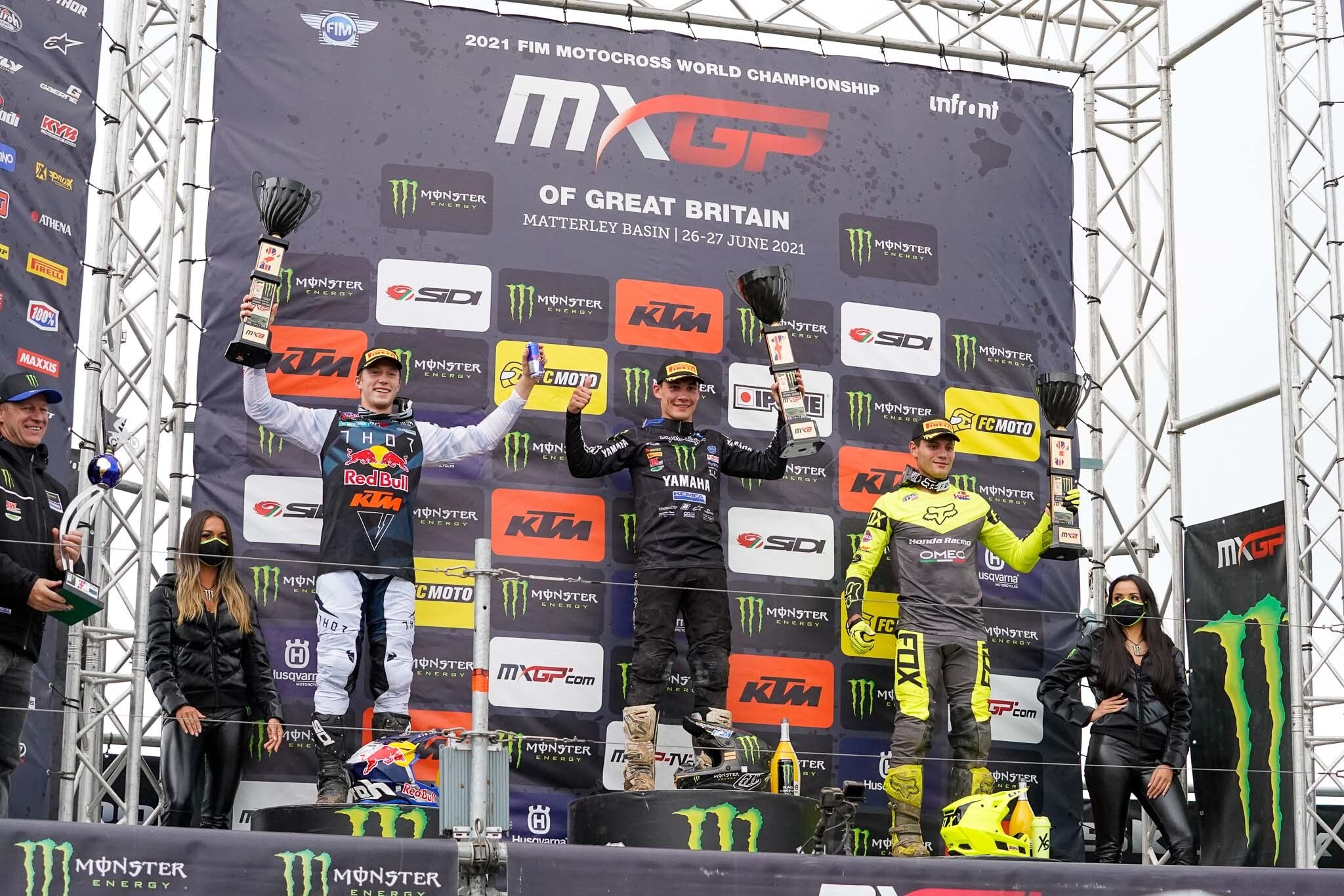 MX2, GP di Gran Bretagna: vince Renaux, Guadagnini sul podio