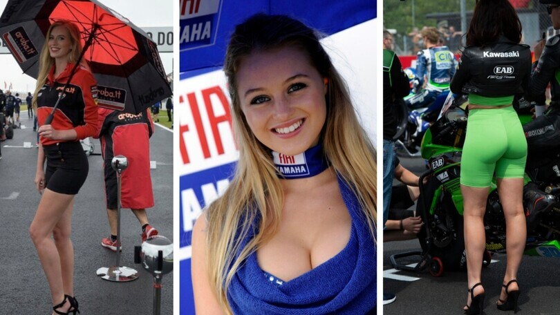 SBK, Donington Amarcord: le ombrelline che hanno infiammato il paddock