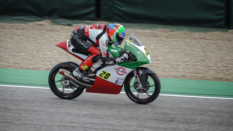CIV Moto3, Imola: Bertelle domina Gara 2, Bartolini di nuovo out