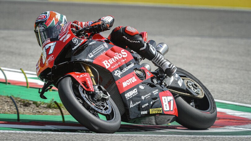 CIV SBK, Imola: Zanetti 'stoppa' Pirro in Gara-2