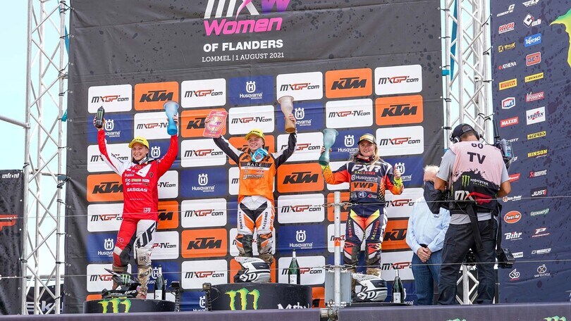 WMX: Kiara Fontanesi seconda, il Gran Premio del Belgio alla Van Der Vlist