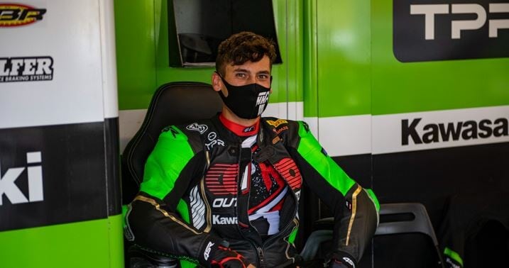 SBK Most, Uribe: "Il fuoco è più pericoloso di una moto da corsa"
