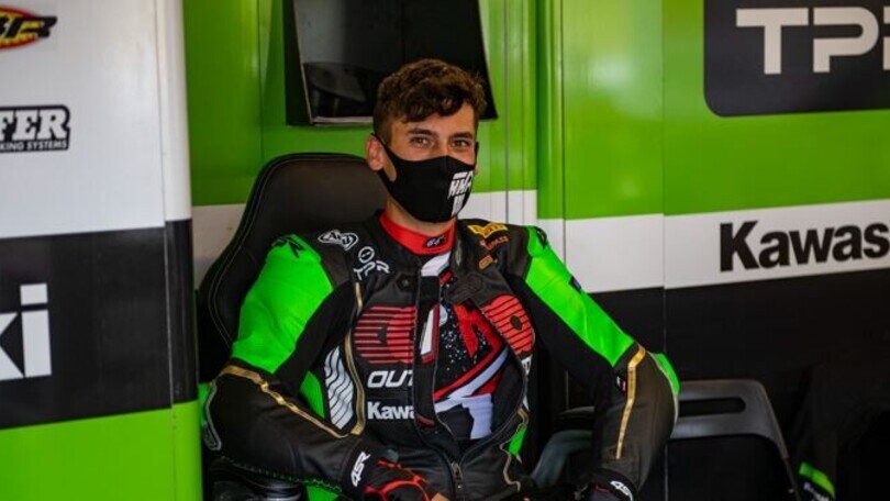 SBK Most, Uribe: "Il fuoco è più pericoloso di una moto da corsa"