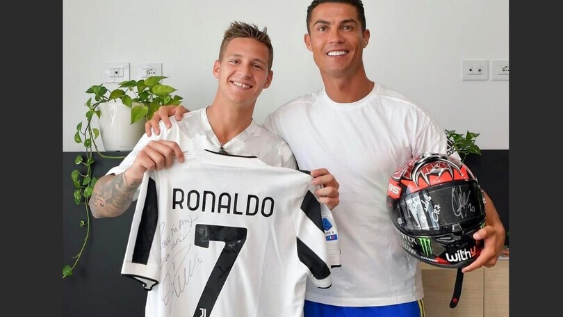 MotoGP: Quartararo on the pitch with Ronaldo, a star is born?