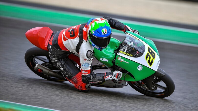 CIV Moto3, Mugello: Bertelle vince Gara 1 in volata su Bartolini