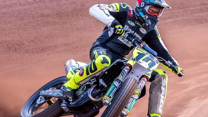 Flat Track, inizio mondiale shock per Cecchini: frattura e stagione a rischio