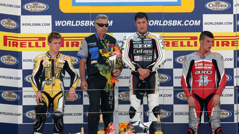 Daniele Celani e il titolo Superstock 1000 festeggiato... due volte