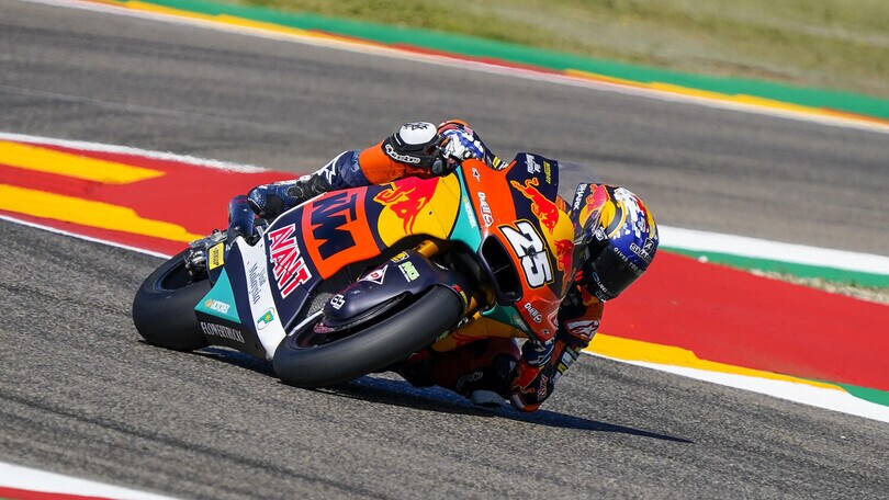 Moto2 Aragon, FP3: Fernandez più forte del dolore, 5° Di Giannantonio