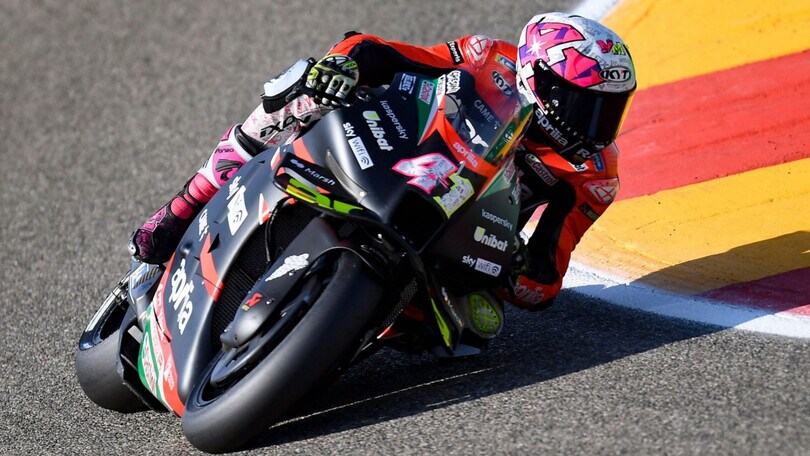 GP Aragon, Aleix Espargaro: "Con il nuovo motore più accelerazione, ma serve un po' di velocità"