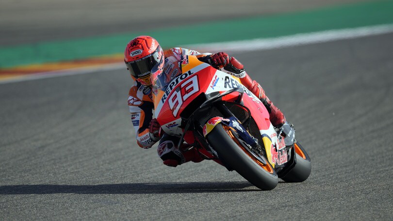 MotoGP Aragon, Marquez: “Il podio sarebbe un bel regalo”