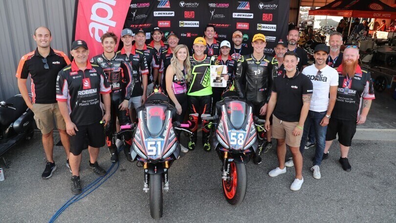 MotoAmerica: Aprilia queen of the Twins Cup with Marcon and De Keyrel