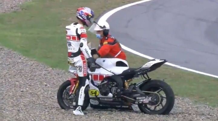 SBK Barcellona, Razgatlioglu: “Bella Gara 1, ma con un brutto finale”