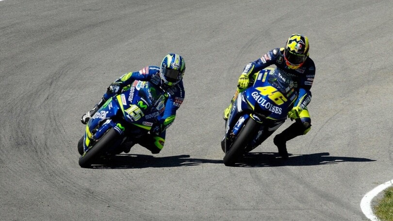 La sequenza del contatto tra Rossi e Gibernau a Jerez 2005