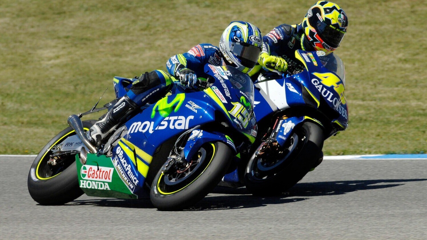 La sequenza del contatto tra Rossi e Gibernau a Jerez 2005