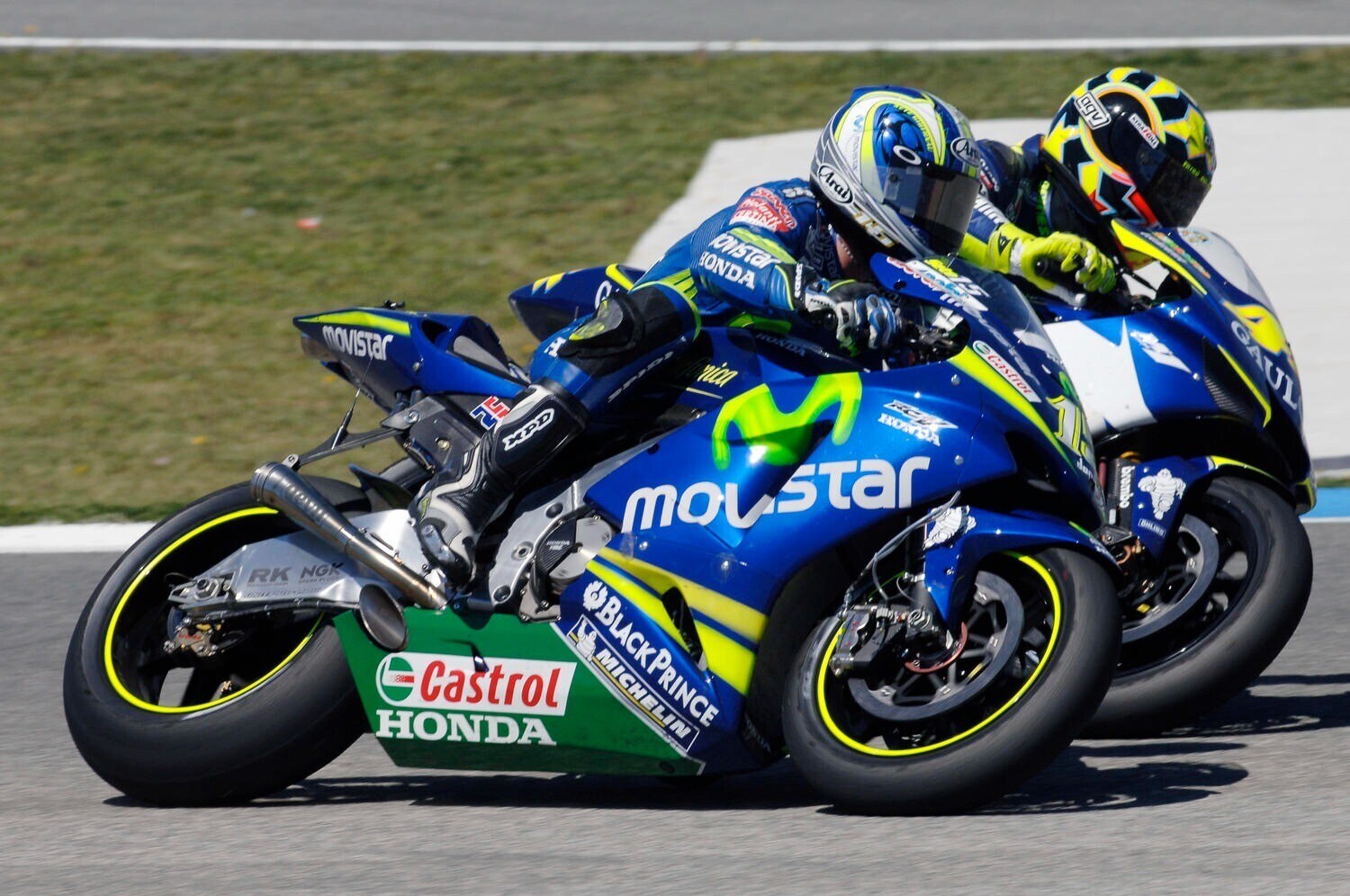 La sequenza del contatto tra Rossi e Gibernau a Jerez 2005