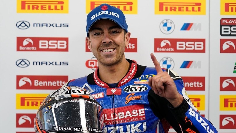 BSB, Donington Park: Gino Rea re della pioggia in Gara 1