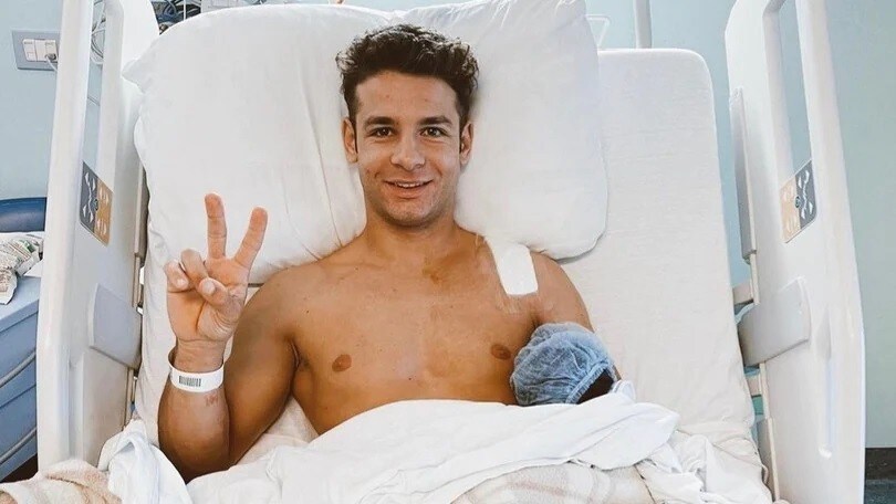 Moto2: successful shoulder surgery for Lorenzo Dalla Porta