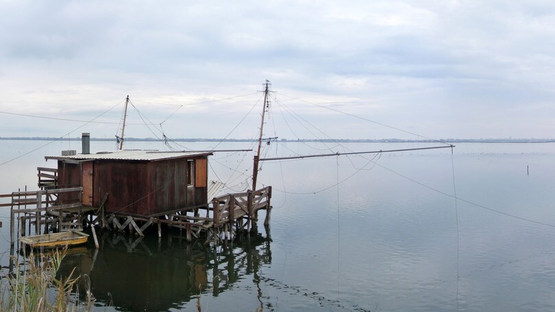 Giri e Gare: in direzione Pomposa, circondati dall'acqua