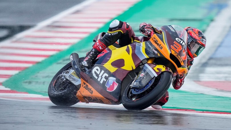 Moto2, FP1 GP Emilia Romagna: Augusto Fernandez al top sul bagnato