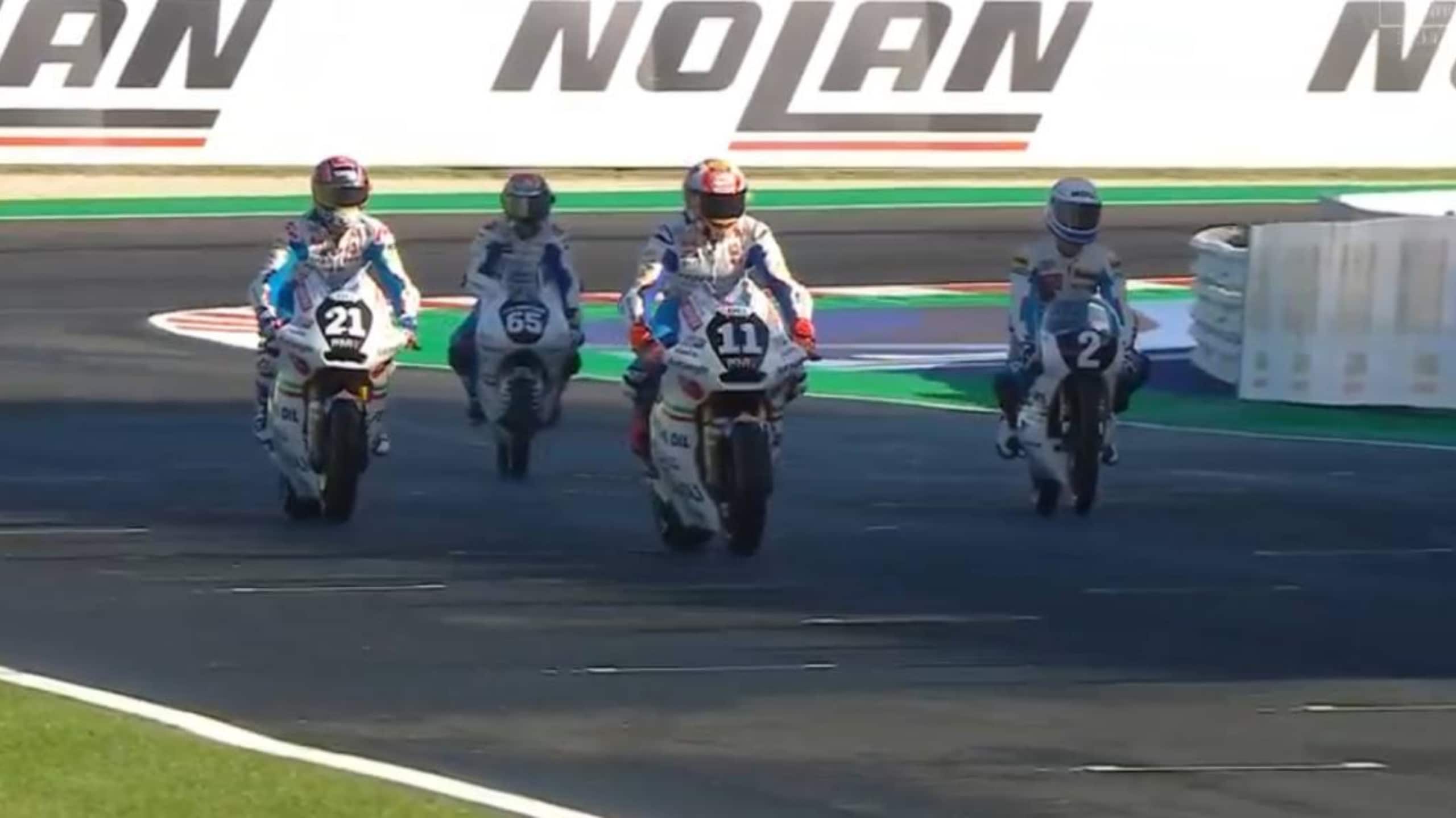 GP Emilia Romagna: il giro di pista per ricordare Fausto Gresini