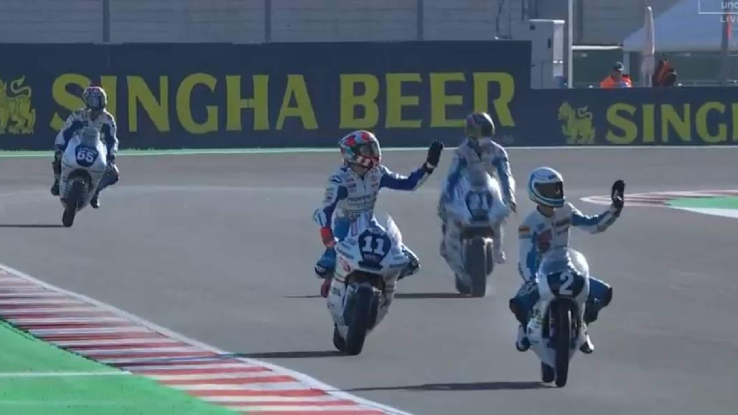 GP Emilia Romagna: il giro di pista per ricordare Fausto Gresini